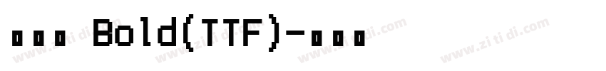 美团体 Bold(TTF)字体转换